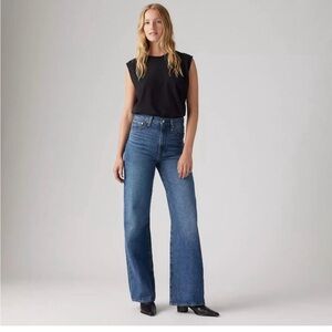 Levi's Ribcage Wide-Leg Jeans